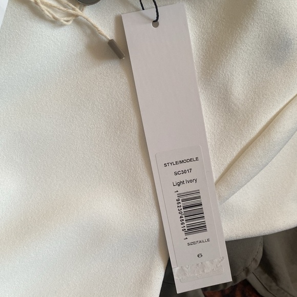 NWT Badgley Mischka Jewel Modele Light Ivory dress size 6 - Picture 7 of 7